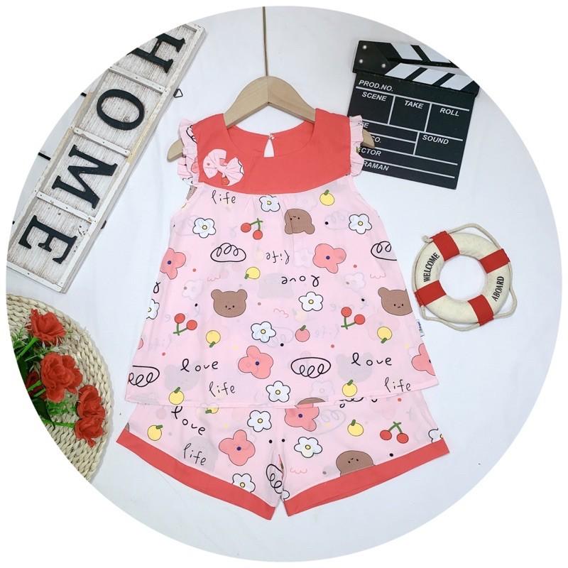Bộ lanh lụa bé gái bb angel sz đại 20-38kg
