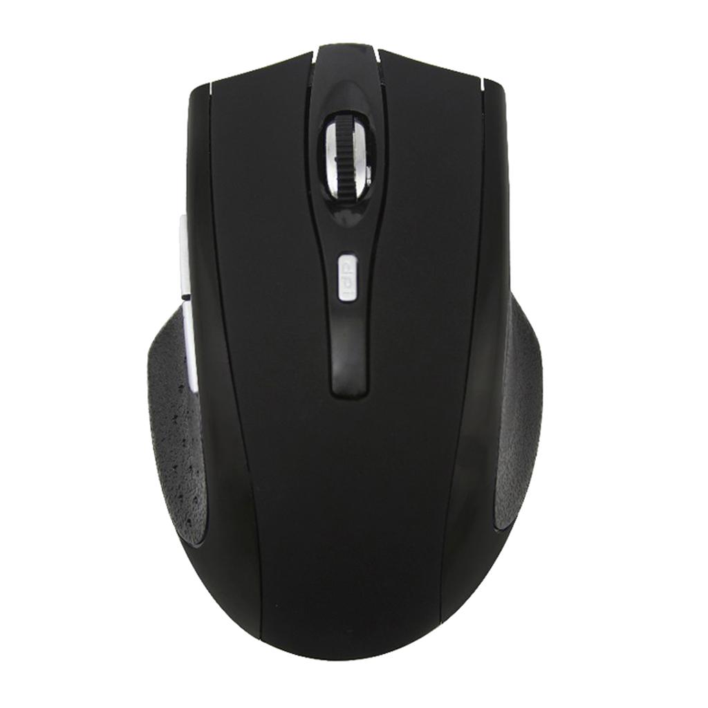 Sunnimix Silent Click Bluetooth Không Dây Chơi Game, 1000 DPI 2.4 GHz Quang Không Dây Chuột Cho Máy Tính Máy Tính Đen