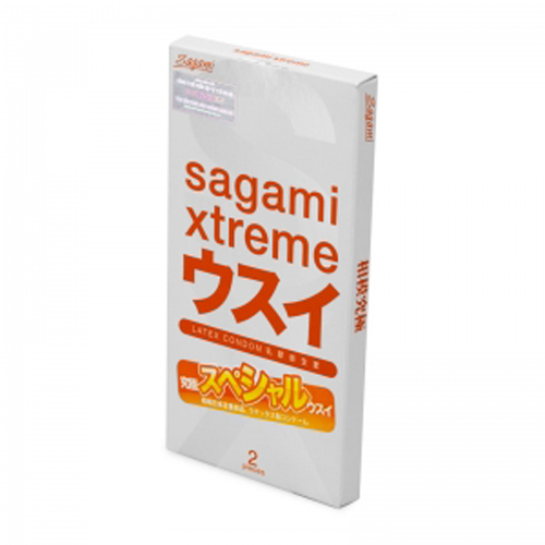Bao cao su siêu mỏng Sagami Super thin (hộp 2 chiếc)