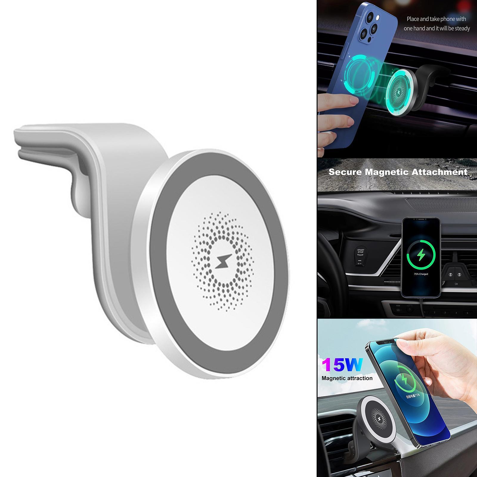 Magnetic Wireless Car Charger 15W 360° Rotation Phone Holder for for 12 12 Pro Max