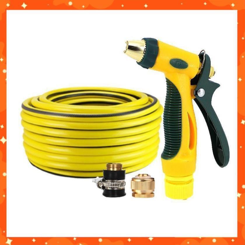 Bộ dây vòi xịt nước rửa xe, tưới cây tăng áp 3 lần,loại 3-5M  206317