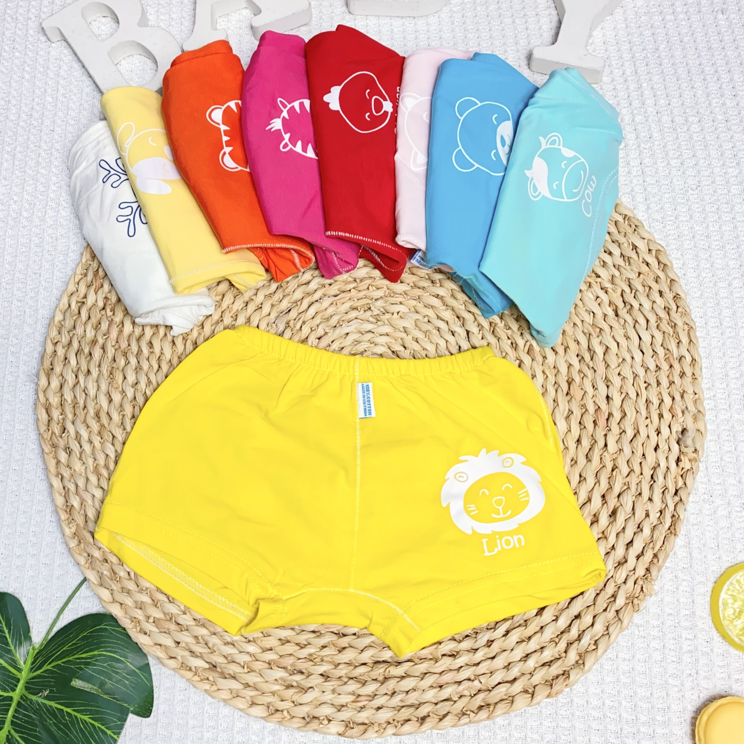 (J17QC) QUẦN CHIP MÀU CHO BÉ 7-16kg - JOU