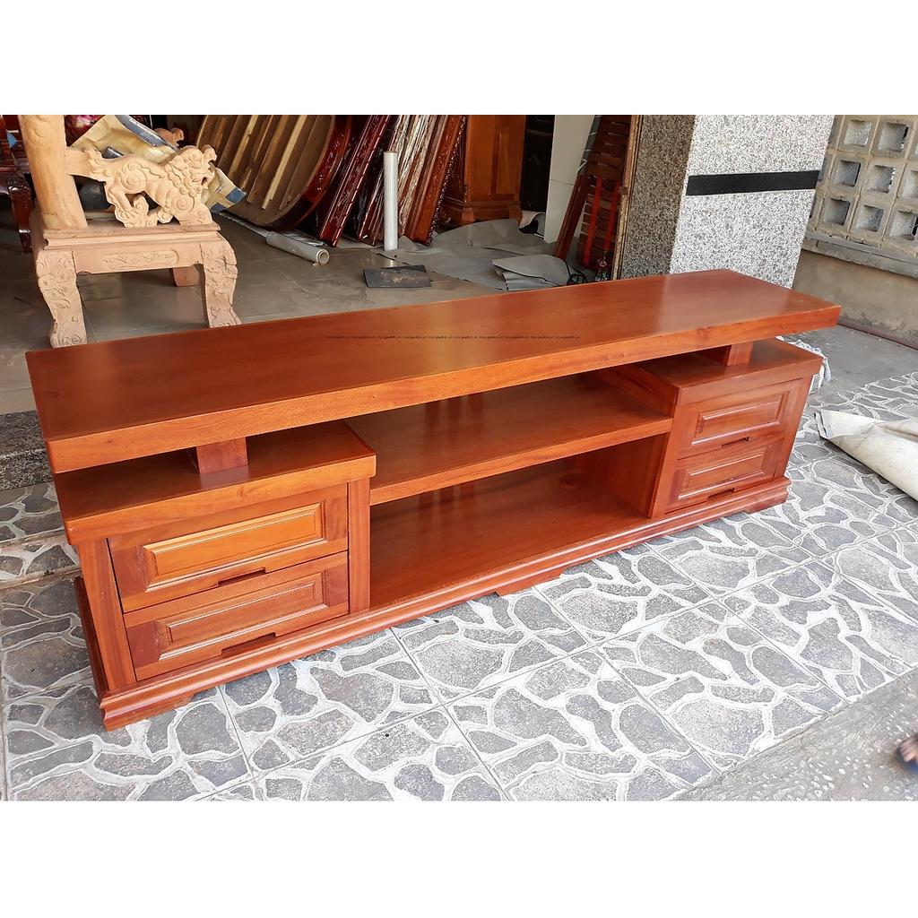 Kệ tivi gỗ xoan 2m