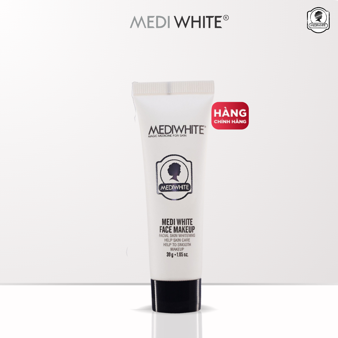 Kem Che Khuyết Điểm Medi White Face Makeup Kích Trắng Da Dưỡng Ẩm Bearberry Vitamin C - E