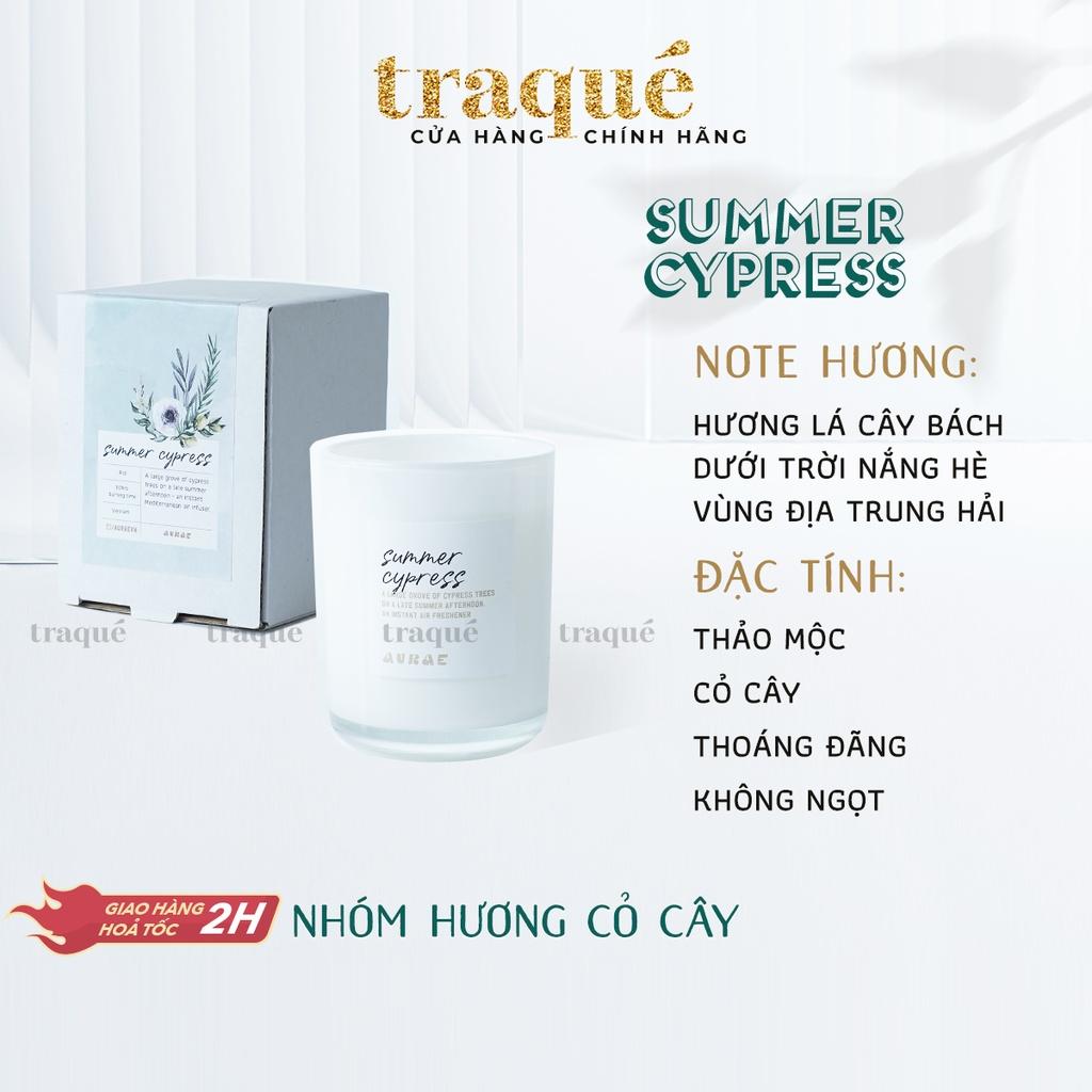 Nến thơm cao cấp - tinh dầu nước hoa sang trọng xuất khẩu Aurae, dùng trang trí nhà cửa và quà tặng