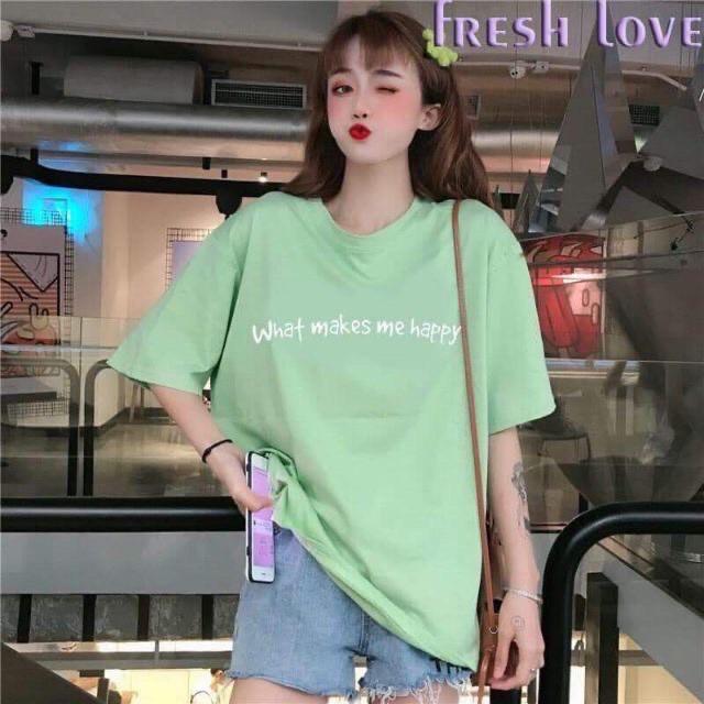 Áo phông, áo thun nam nữ form rộng tay lỡ Unisex CÔ GÁI BÊN TRONG TRÀ SỮA Từ 50-70kg