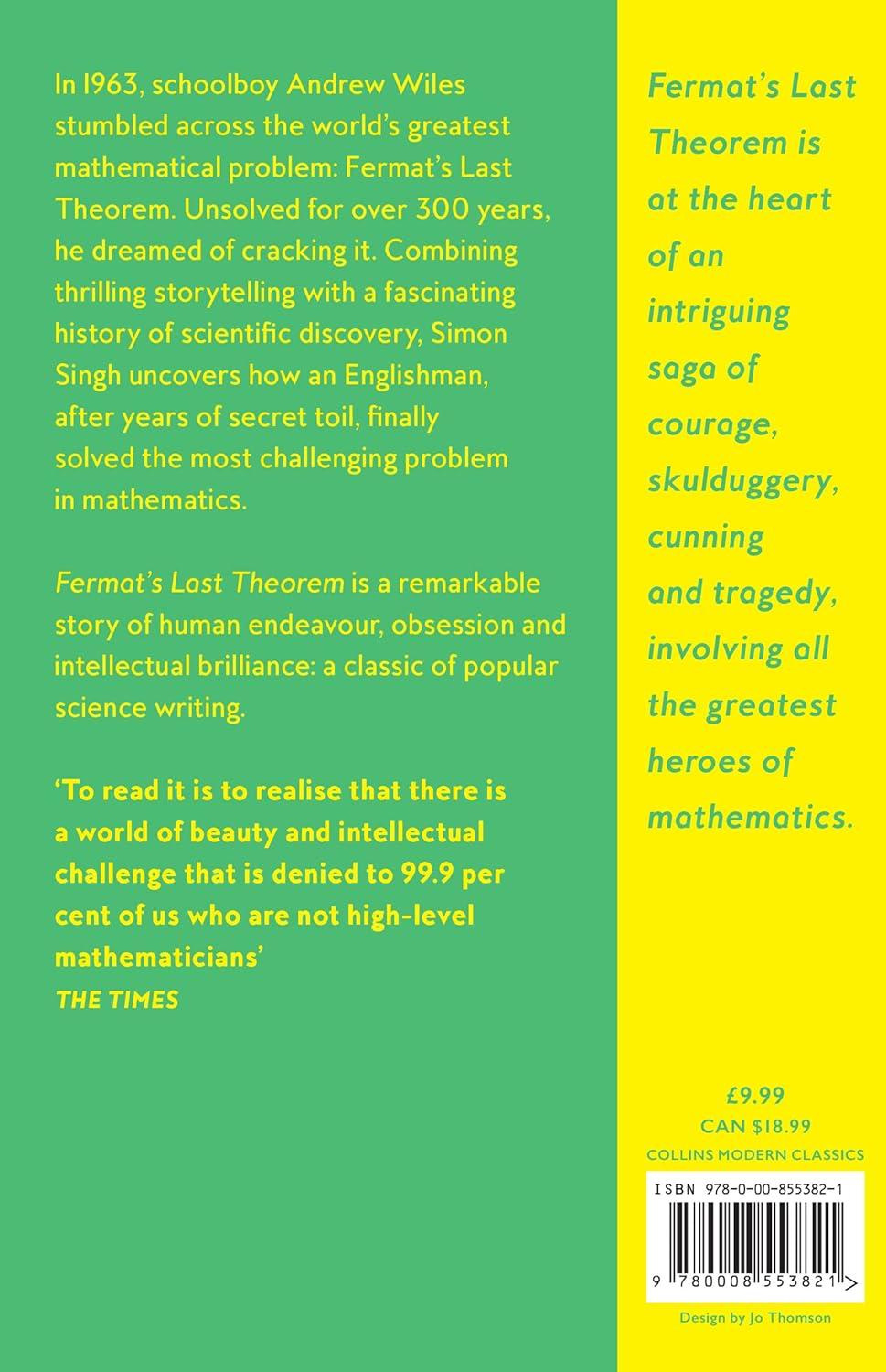 Collins Modern Classics - Fermat's Last Theorem