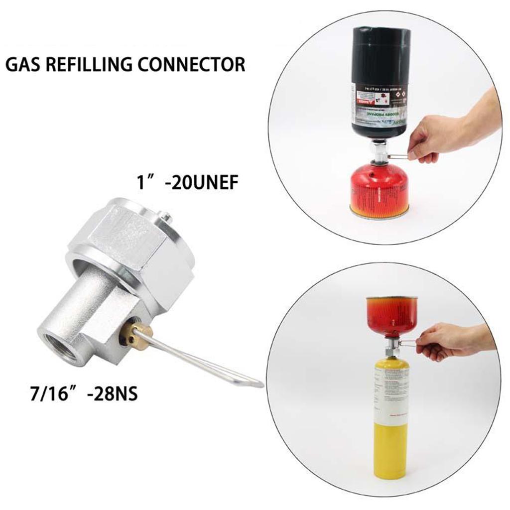 Propane Cylinder Gas Refill Adapter Butane Canister Camping Stove Supplies