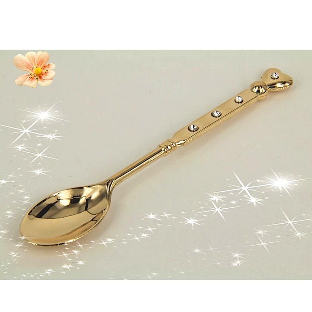 Stainless Steel Tableware Creative Retro Coffee Spoon, Stirring Spoon, Sugar Spoon, Stir Bar Spoon, Mixing Spoon, Tea Spoon, Ice Tea Spoon, Ice Cream Spoons