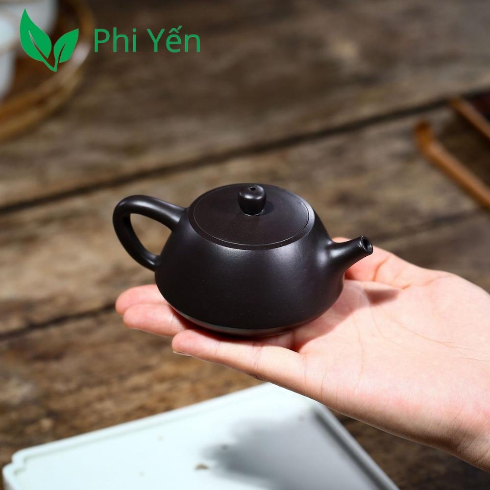 Ấm trà Tử sa Nê Hưng Khâm châu Thạch biều 100ml hàng siêu VIP HSNHTB135105