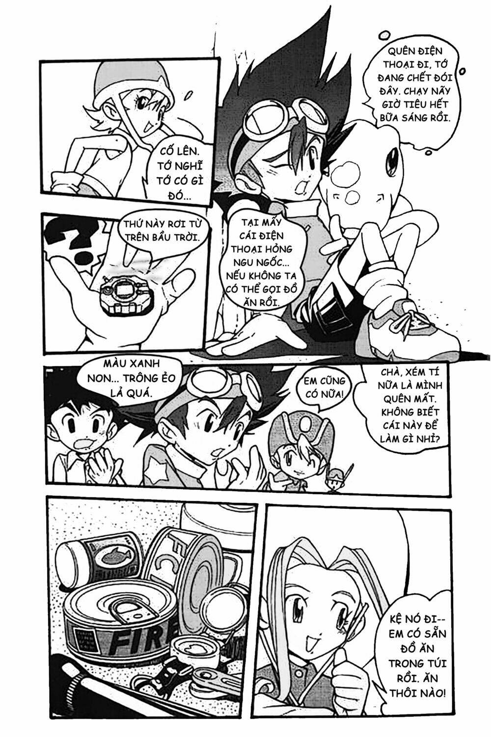 cuộc phiêu lưu của những con thú digimon chapter 1 17