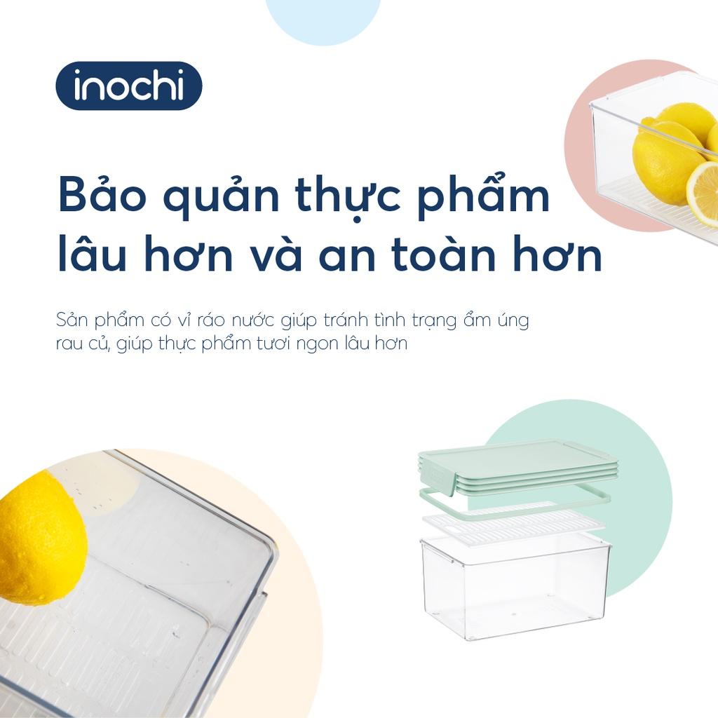 Hộp đựng thực phẩm tritan inochi chữ nhật Hokkaido 500-1000-2000-3500-5000ml trữ đông tủ lạnh