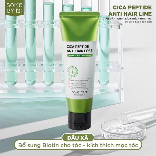 Dầu Xả Phục Hồi Và Kích Thích Mọc Tóc Some By Mi Cica Peptide Anti Hair Loss Derma Scalp Treatment 50ml