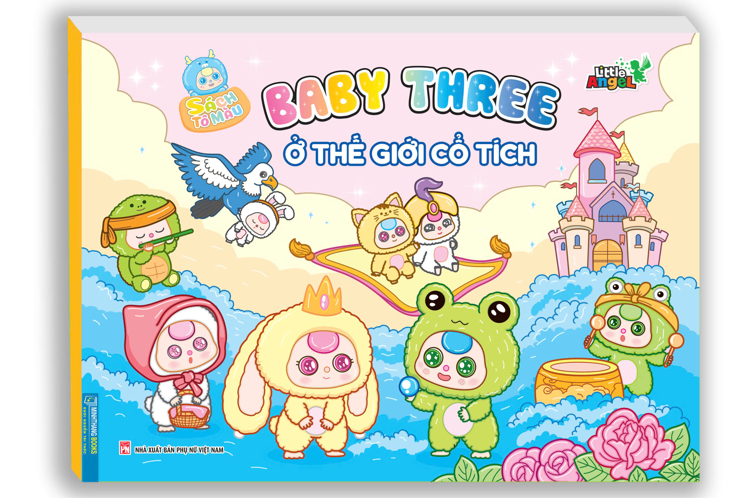 Sách tô màu - BABY THREE ở thế giới cổ tích