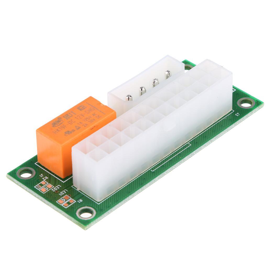 24Pin Multiple PSU Power Supply Sync Starter 4Pin Interface Connector