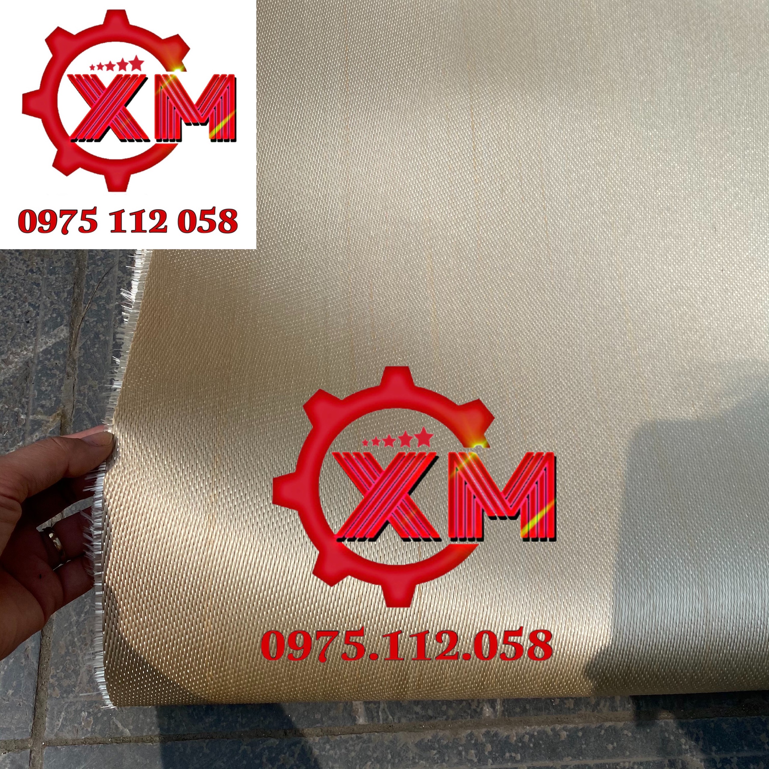 Combo 10 mét vải chống cháy sợi thủy tinh - ht800