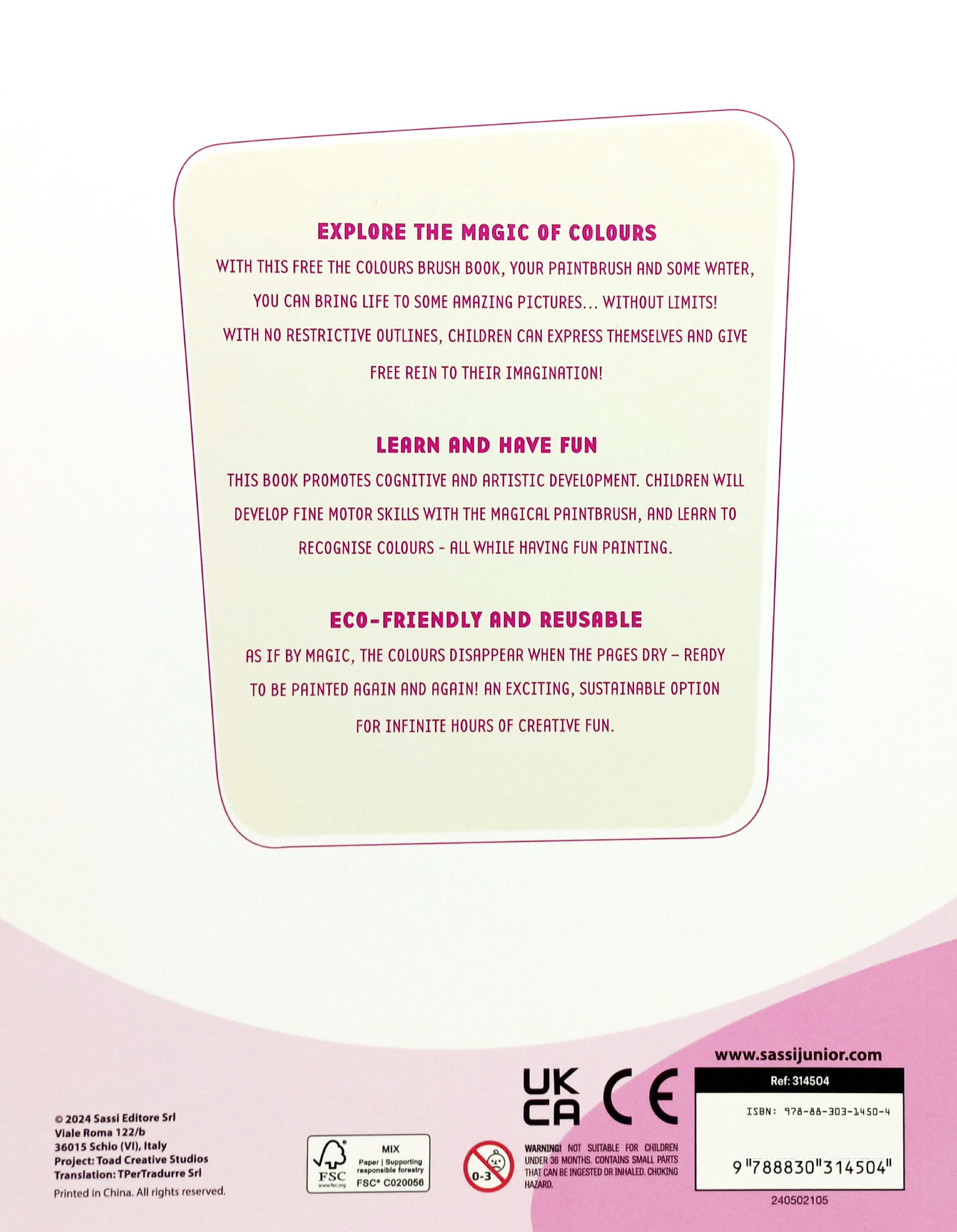 Sách ngoại văn: Magic Ink - A Free The Colours Brush Book - Unicorns