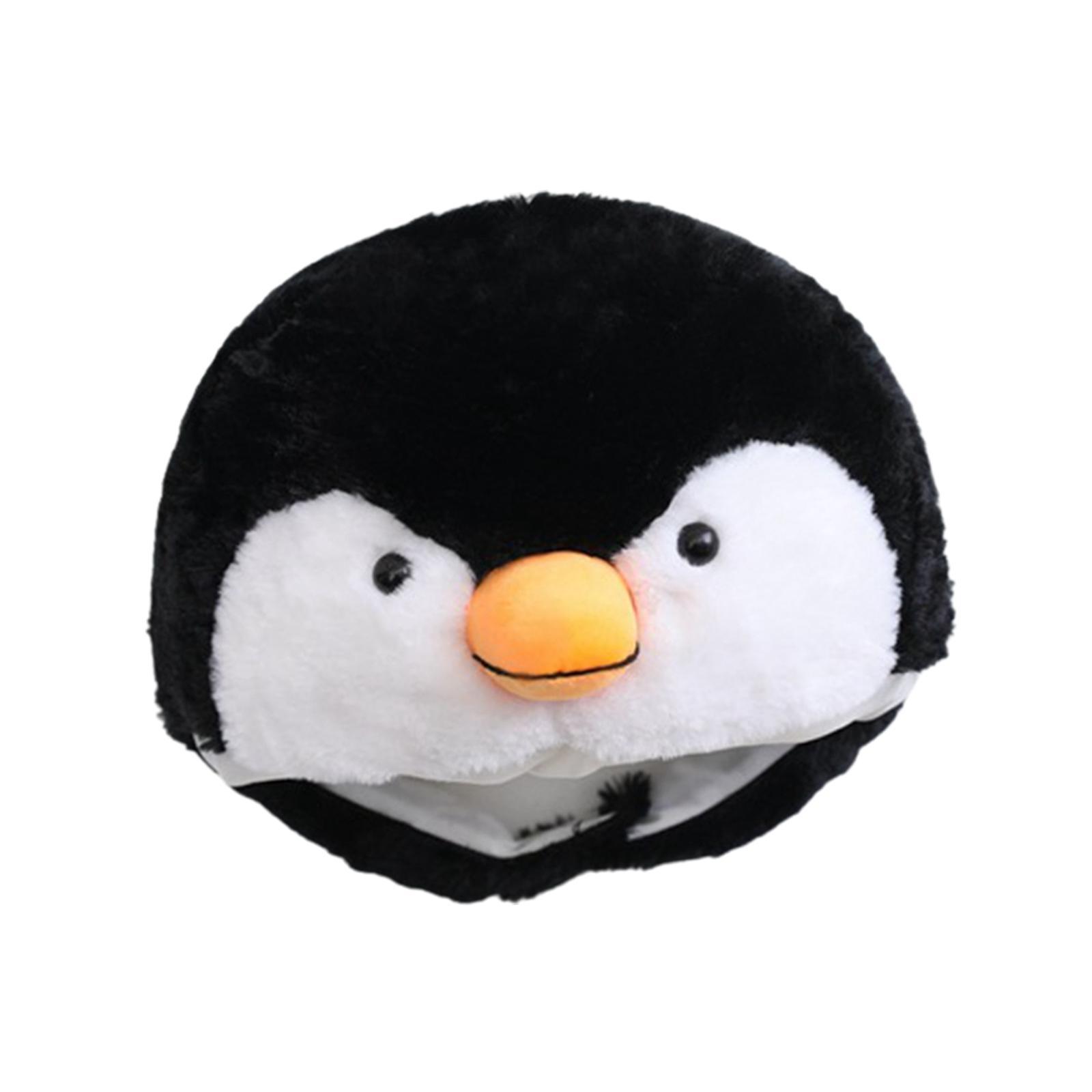 Fashion Penguin Plush Hat Ski Hat Warm Photo Props for Halloween Winter Adults Kids