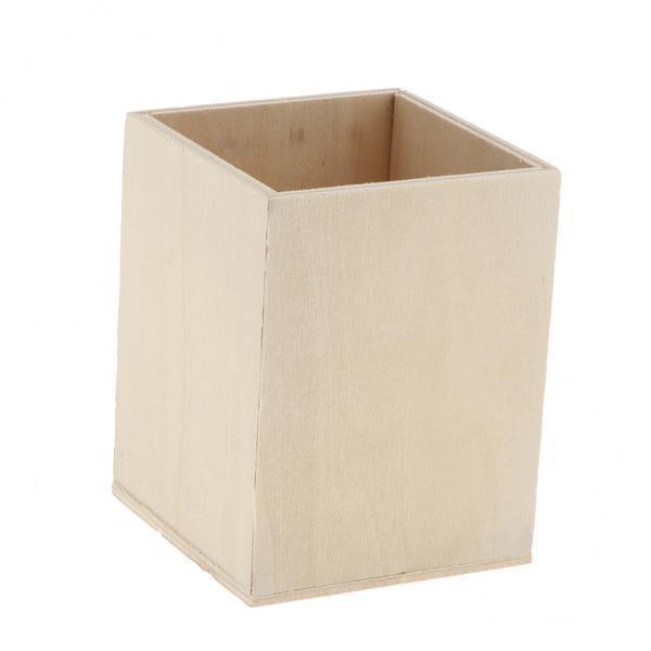 10X Unfinished Wood Desk Storage Organizer / Caddy Rack