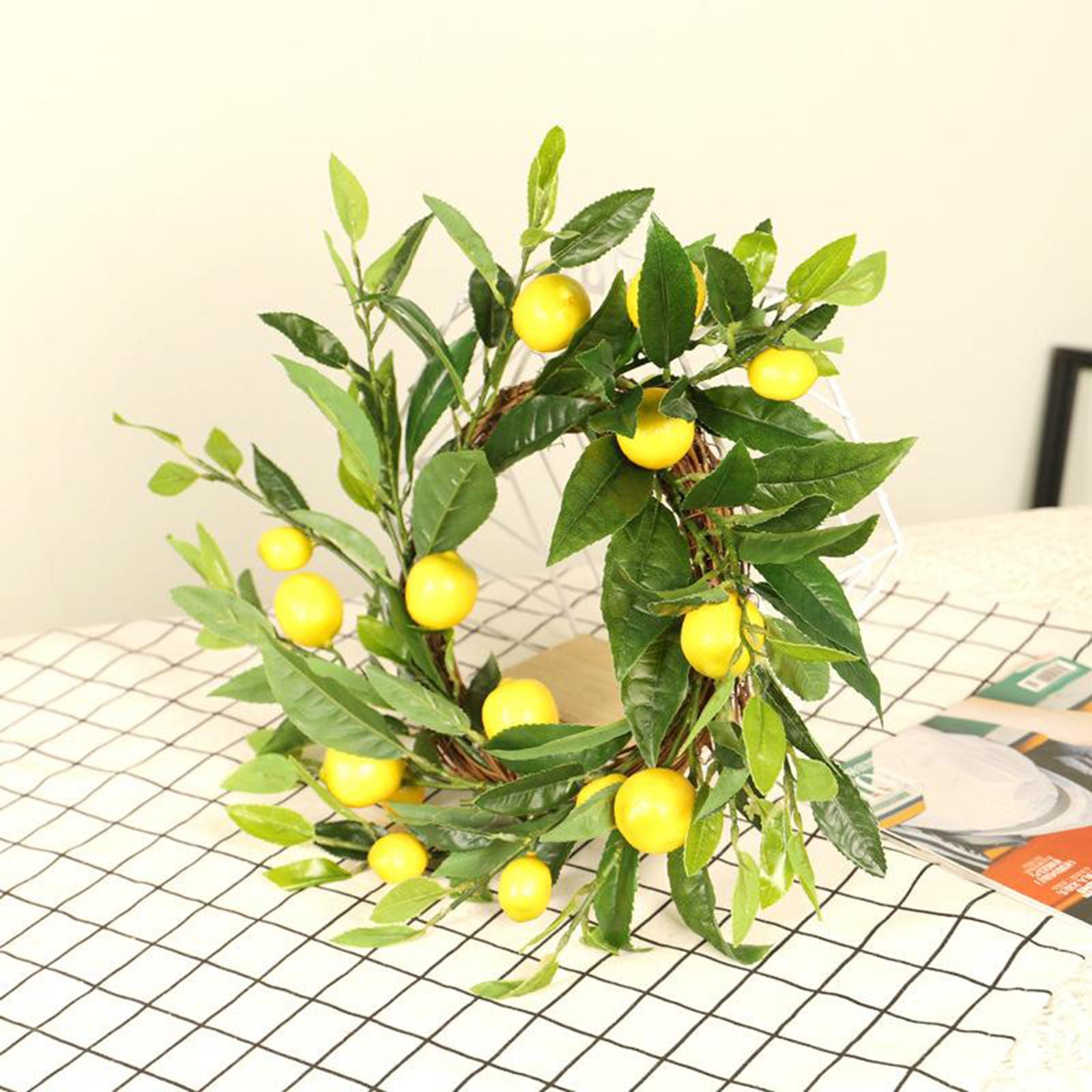 18inch Artificial for Front Door Wreath with Green Leaf