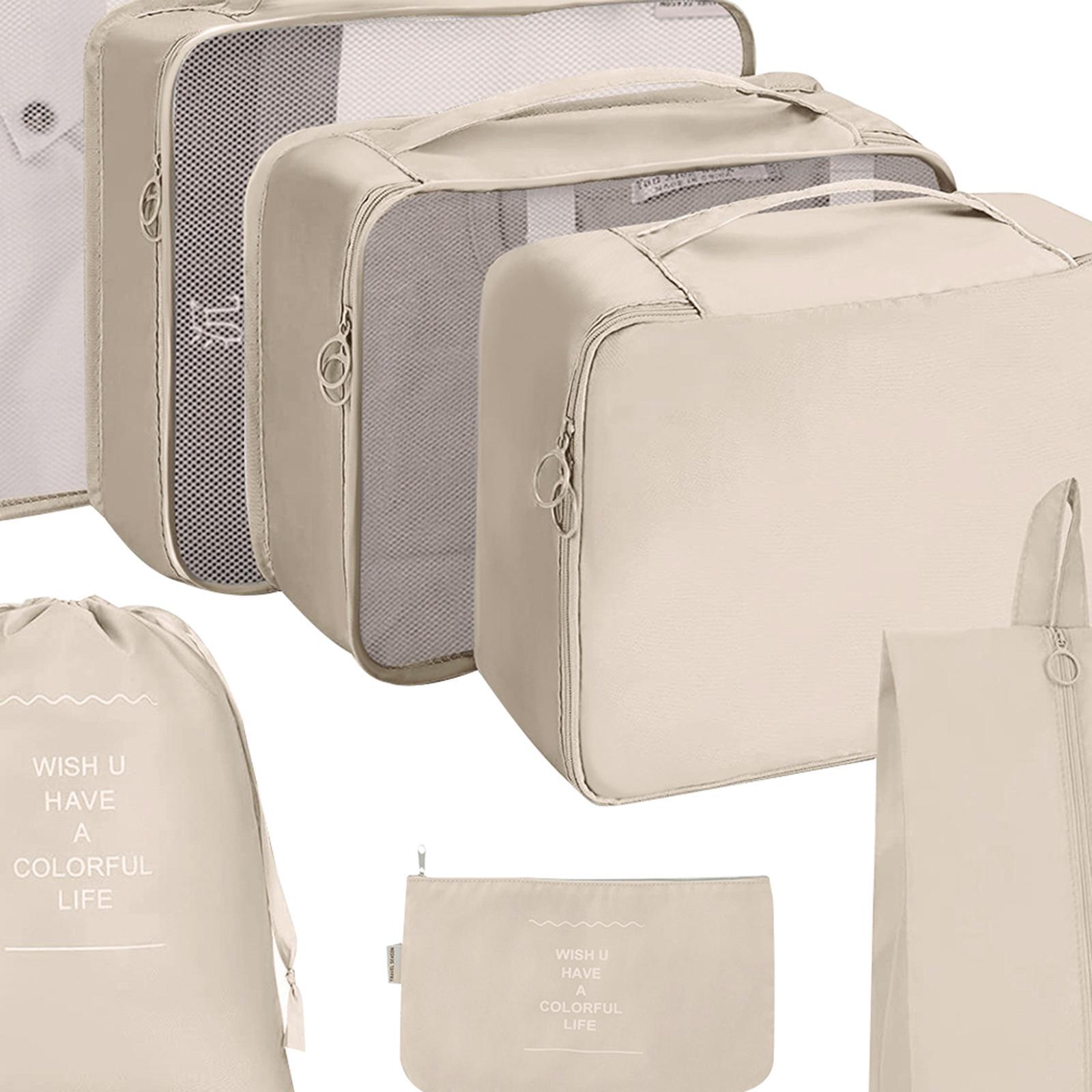 7x Waterproof Nylon Travel Organizer Bags Clothes Storage Bags Lightweight