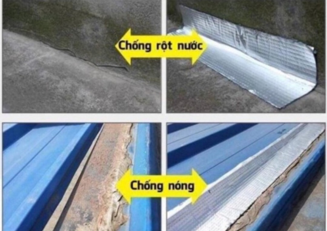 Băng Keo Chống Dột Mái Tôn- Băng Dính Chống Thấm Nước Trần Nhà - Tường Mái
