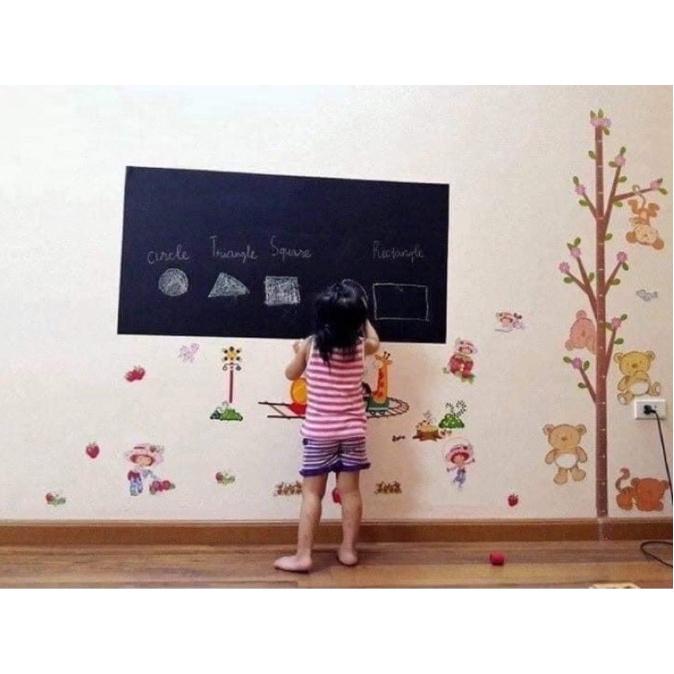 Bảng đen viết dán tường size 90x100cm (Cái)