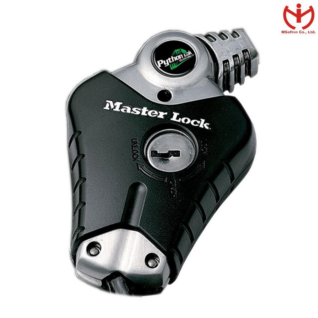 Khóa Master Lock 8403 DPF + dây cáp 8406 DPF dài 1.8m dùng khóa xe máy xe đạp - MSOFT