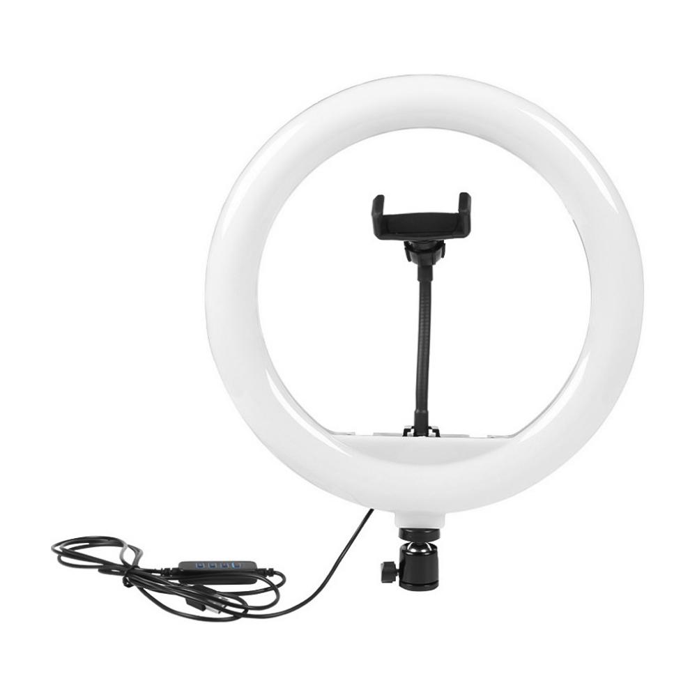 Đèn LED vòng 32cm / 12 inch Ánh sáng lấp đầy có thể điều chỉnh độ sáng 3 chế độ 3200K-5600K USB