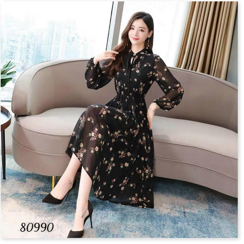 ĐẦM VOAN LỤA HOA DỰ TIỆC