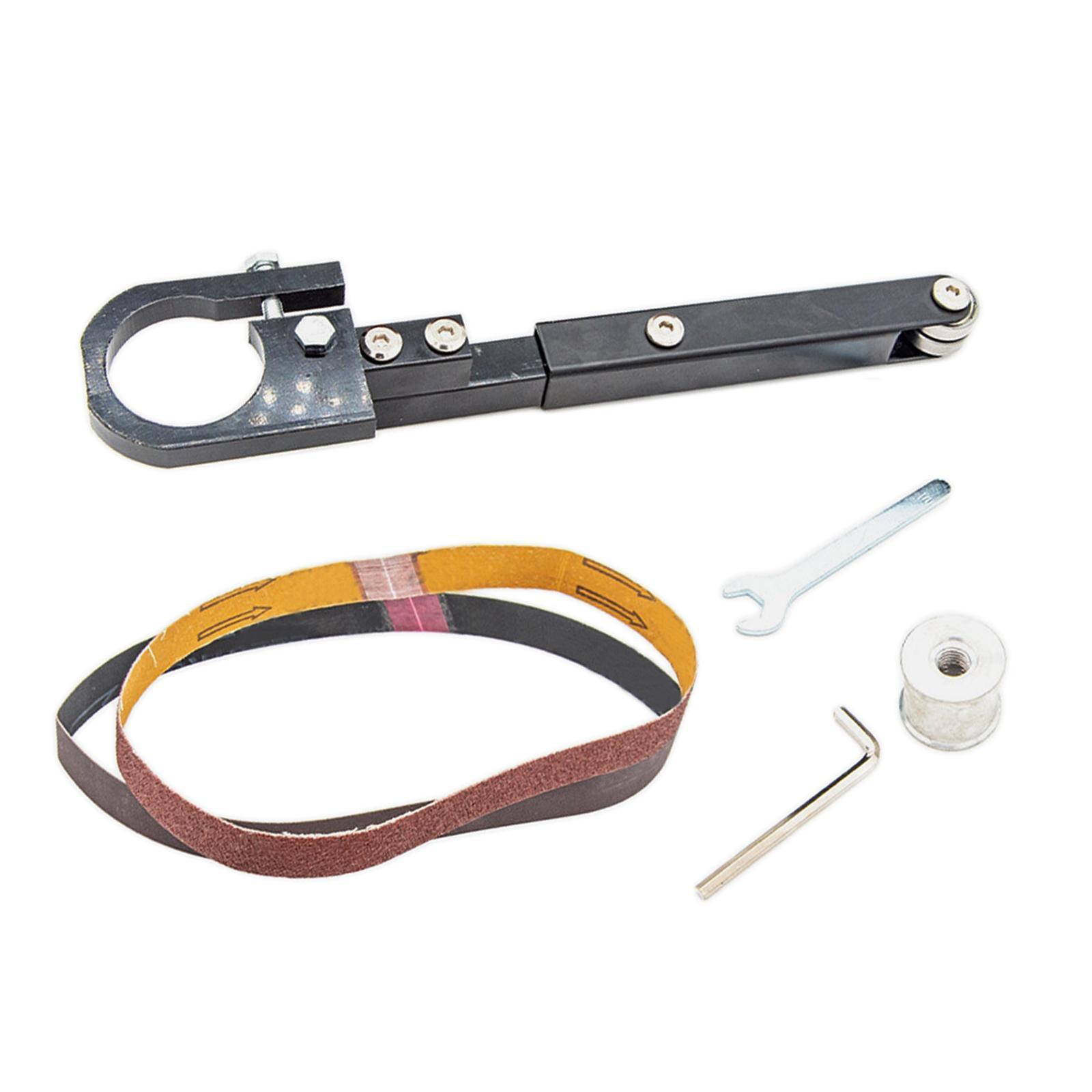 Belt Sander Angle Grinder Grinding Bracket Stainless Steel Multifunctional Drawing Machine Polishing Machine for Grinding DIY Sharpening,