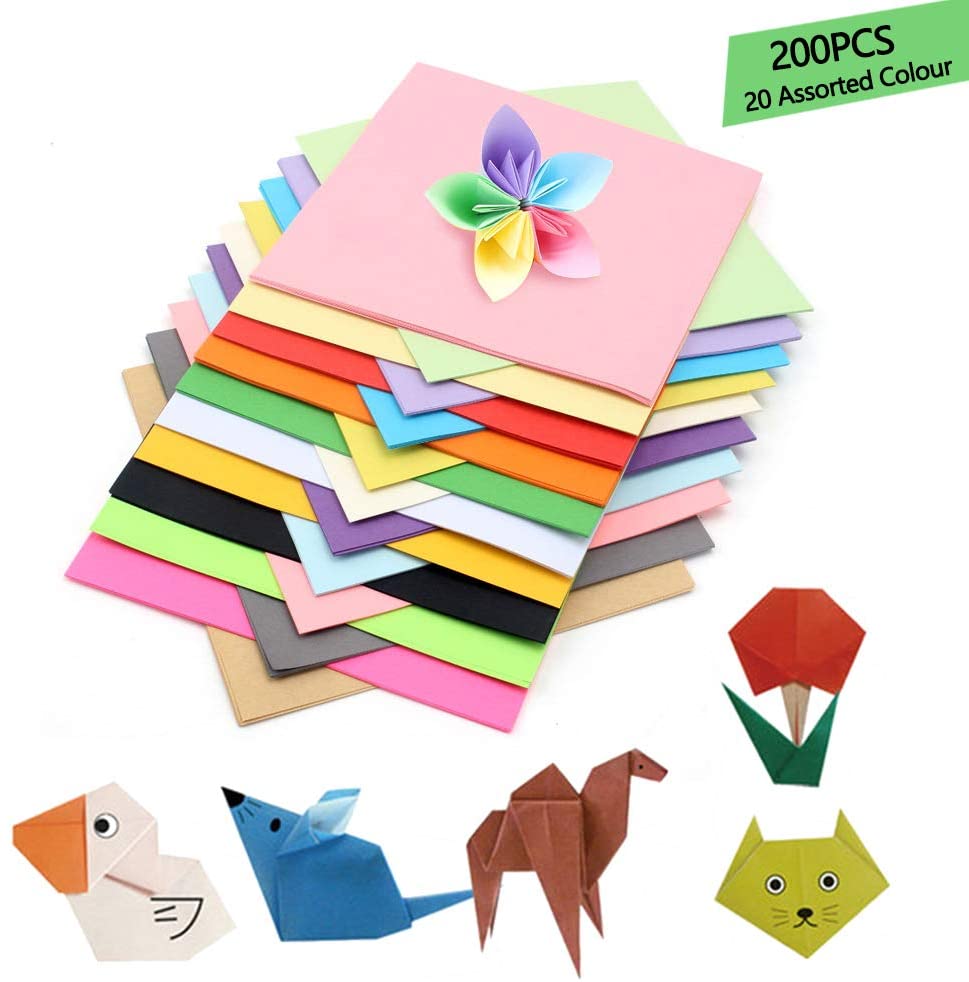Giấy thủ công Origami 14x14cm , giấy xếp cò,siêu tiết kiệm