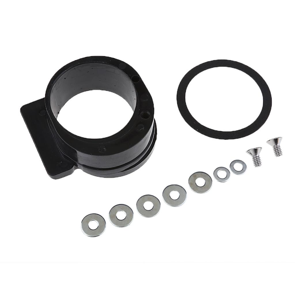 62mm Inner Dia. Air Filter Intake Adapter Interface with Mounting Accessories for  Warrior