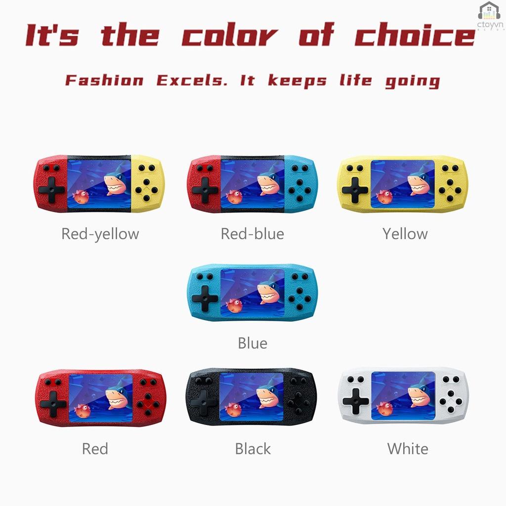 Máy chơi game cầm tay G620 3.0 Inch tích hợp 500 trò chơi điện tử màn hình màu sạc pin 1000mAh