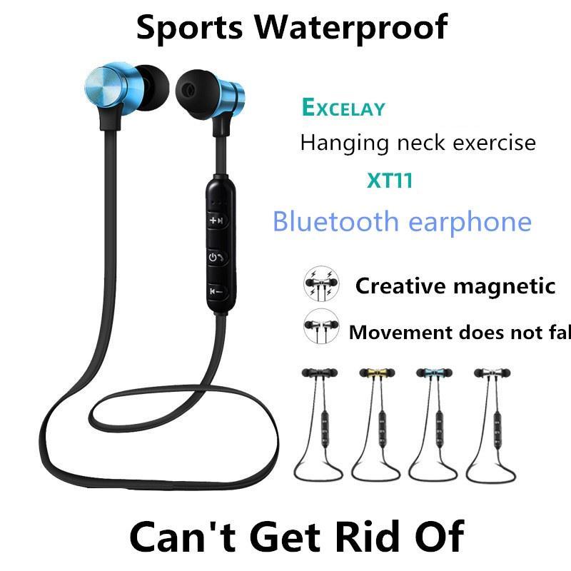 Tai nghe Bluetooth thể thao Excelay Xt11 có nam châm đeo cổ