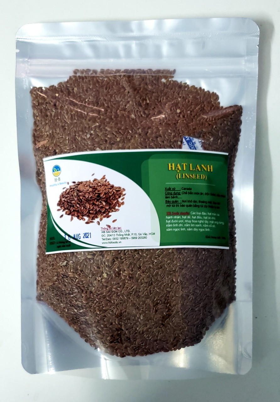 Hạt Lanh nâu (Linseeds) nhập khẩu Canada - 500gram