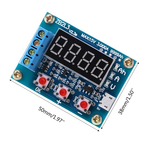 MẠCH TEST DUNG LƯỢNG ZB2L3 CHO PIN LI-ION LITHIUM 18650 1.2 – 12V