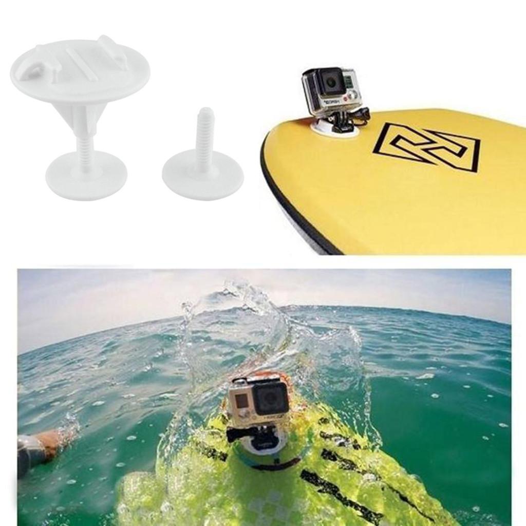 Fixed Bodyboard Mount Adapter Surfboard Bracket For Gopro Hero 4/3/3+/2 Camera  -White