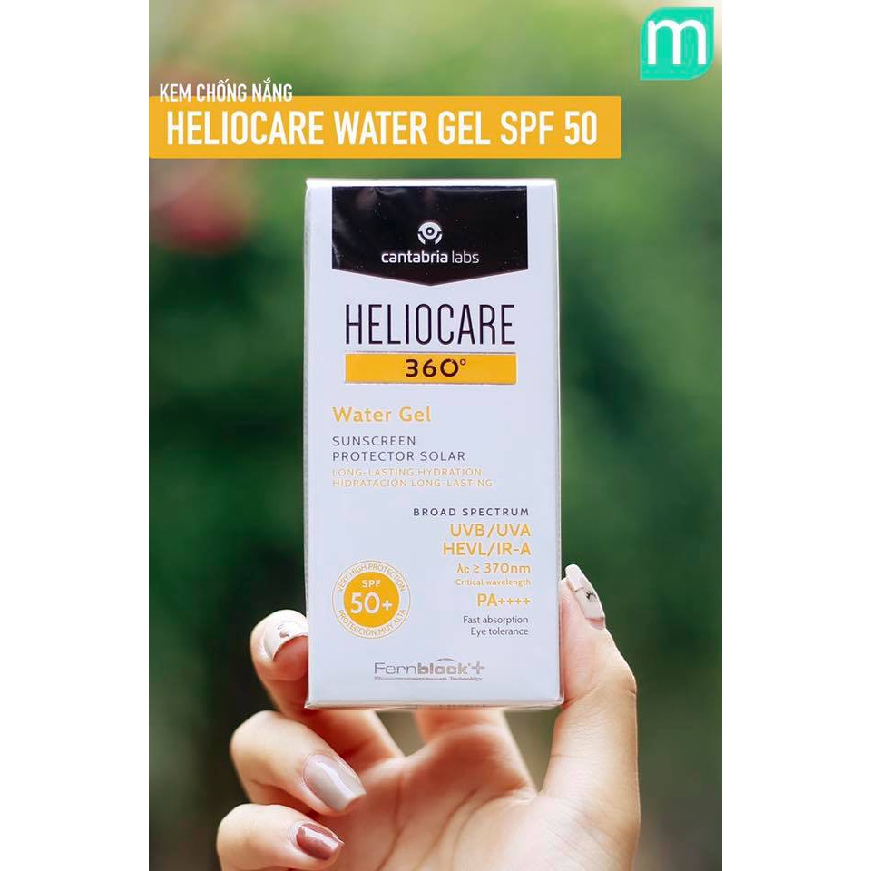 Gel Chống Nắng Dạng Nước Heliocare 360º Water Gel SPF50+TẶNG MẶT NẠ BUTIQ LAB HÀN QUỐC