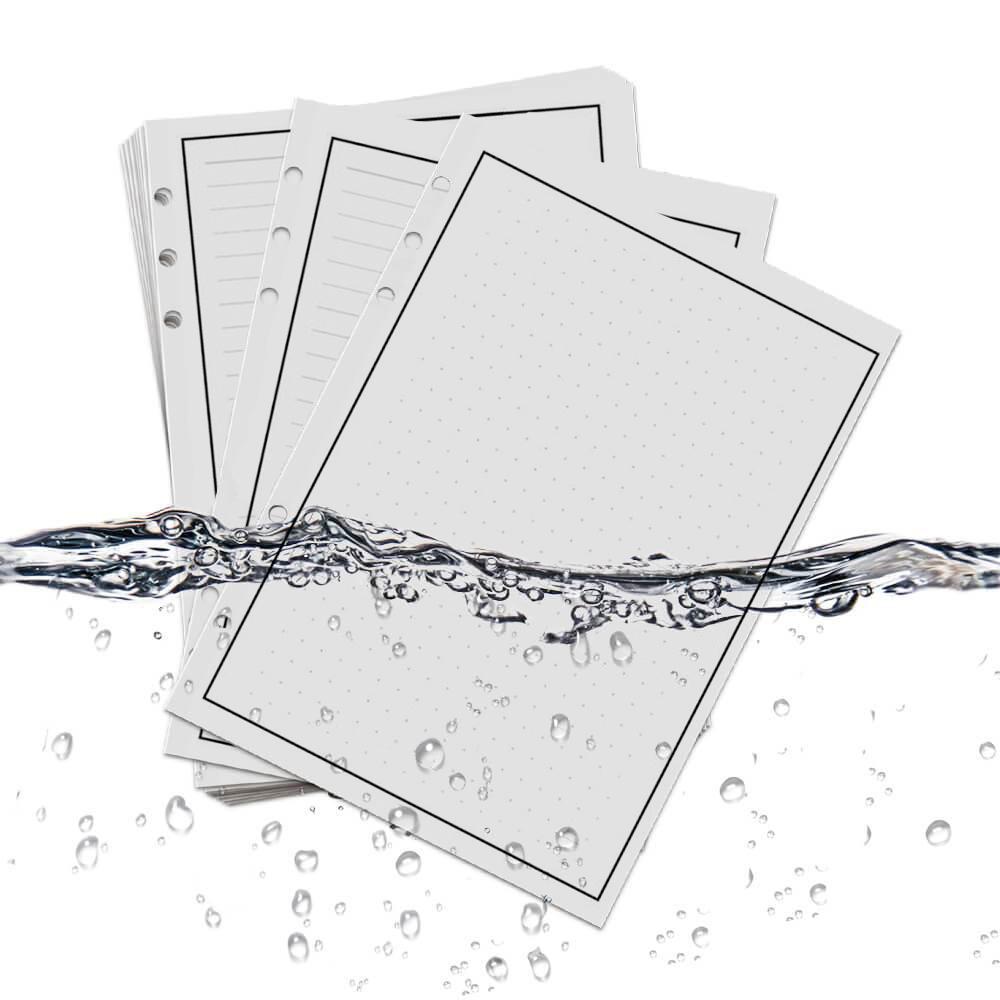 Bộ sổ A6 bìa PU và bút gel - Sổ tay scan app thông minh - Giấy tái sử dụng không thấm nước - Bảo vệ môi trường