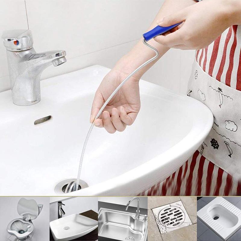 Set 6 Dụng Cụ Lấy Tóc Chống Tắc Cho Bồn Rửa