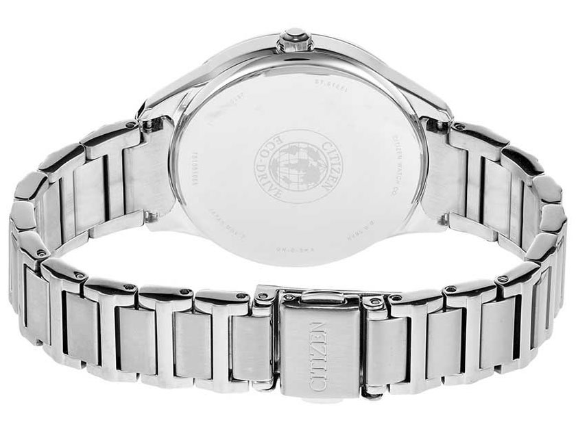 Đồng Hồ Nữ Citizen Đính Đá Swarovski Dây Thép Không Gỉ FE6100-59A - Mặt Trắng