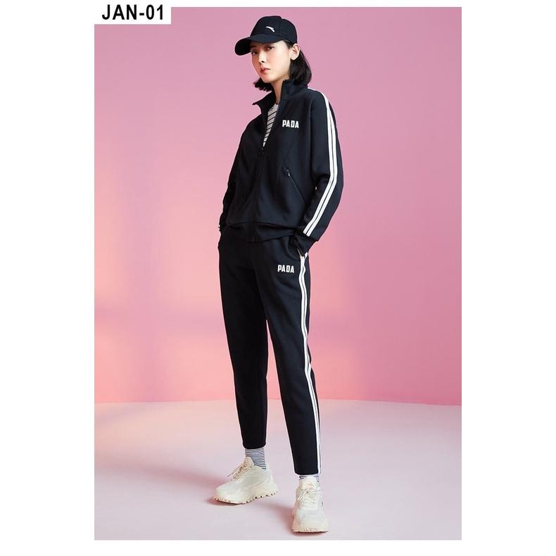 Set đồ bộ nữ bigsize quần dài tay dài cotton co giãn Đồ bộ nữ đồ mặc nhà cá tính đẹp thể thao mã JAN