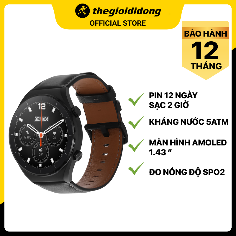 Đồng hồ thông minh Xiaomi Watch S1 - Hàng chính hãng