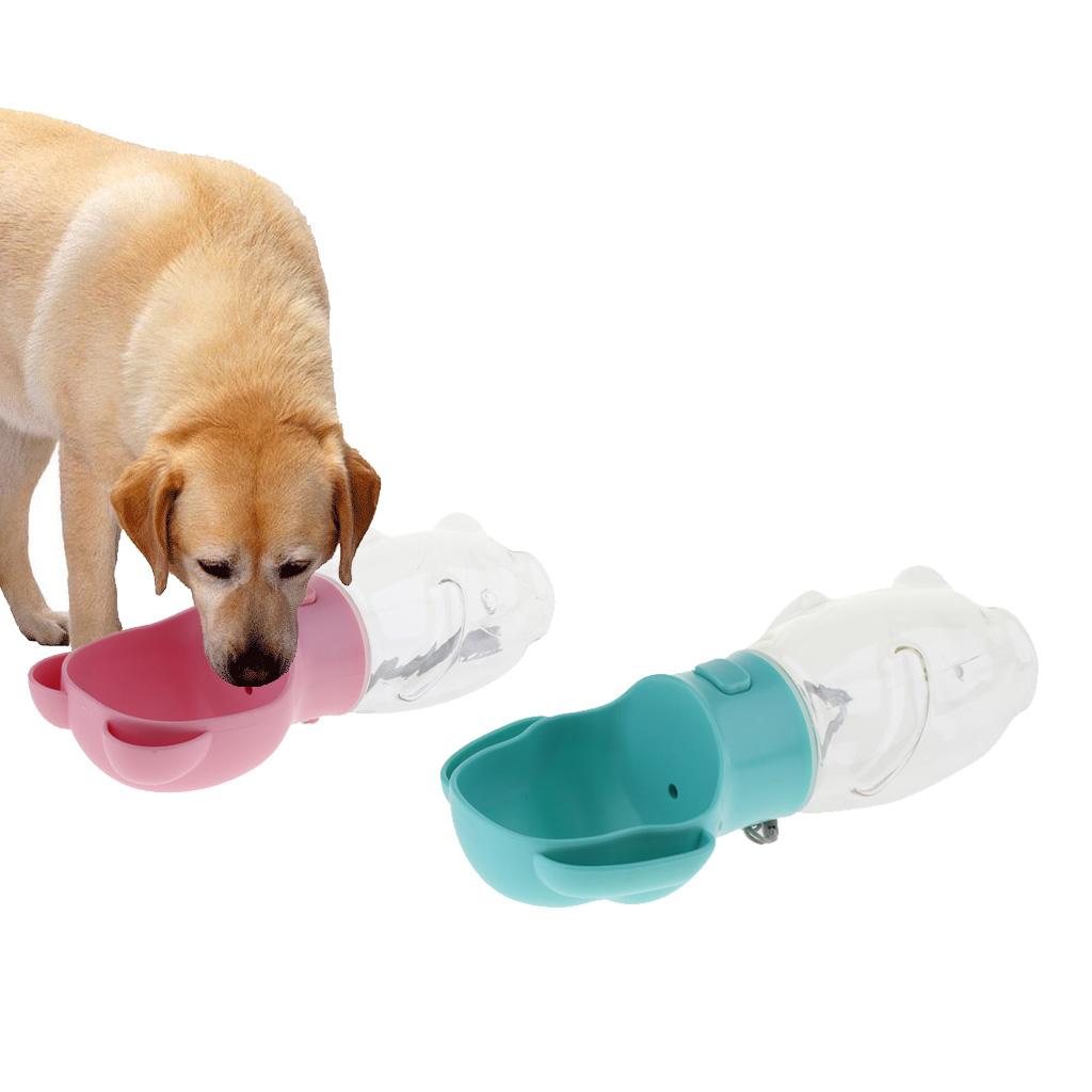 2pcs Dog Water Bottle, Portable , Puppy Water Dispenser with Drinking Feeder