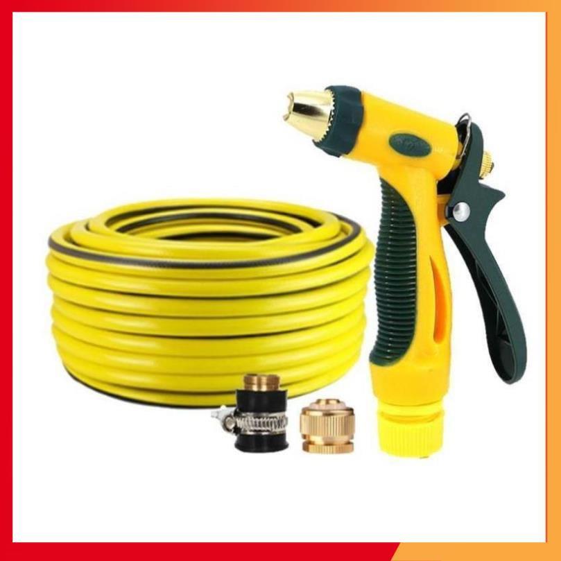 Bộ dây vòi xịt nước rửa xe, tưới cây tăng áp 3 lần,loại 3-5M 206317