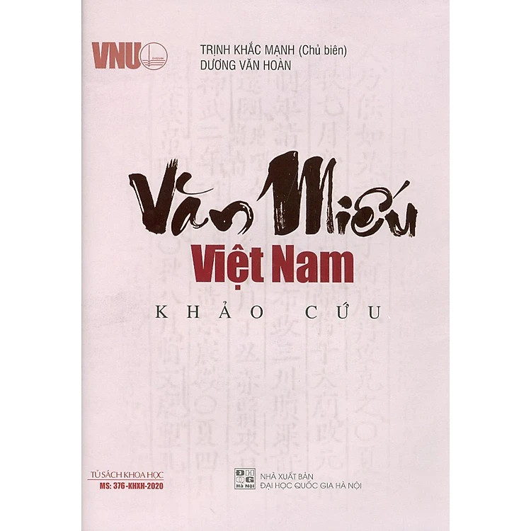 VĂN MIẾU VIỆT NAM - PGS.TS. Trịnh Khắc Mạnh, Dương Văn Hoàn -