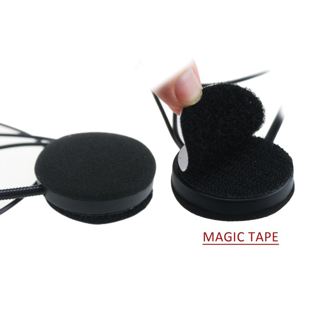 Interphone Bluetooth Headset+Bright White Motorcycle 3/4 Open Face Helmet M