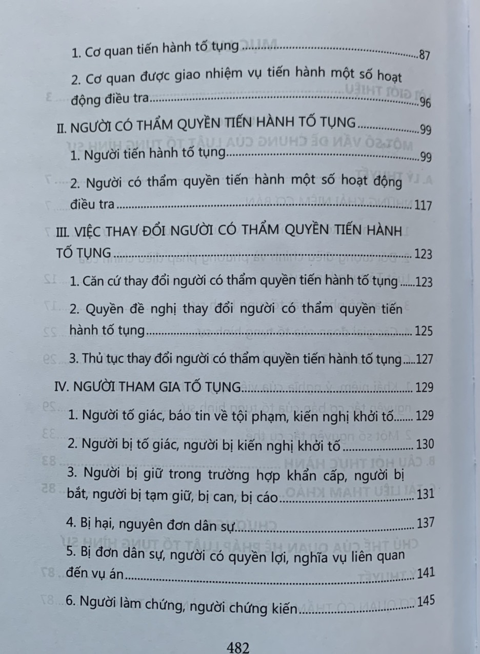 Hướng dẫn môn học Luật tố tụng hình sự