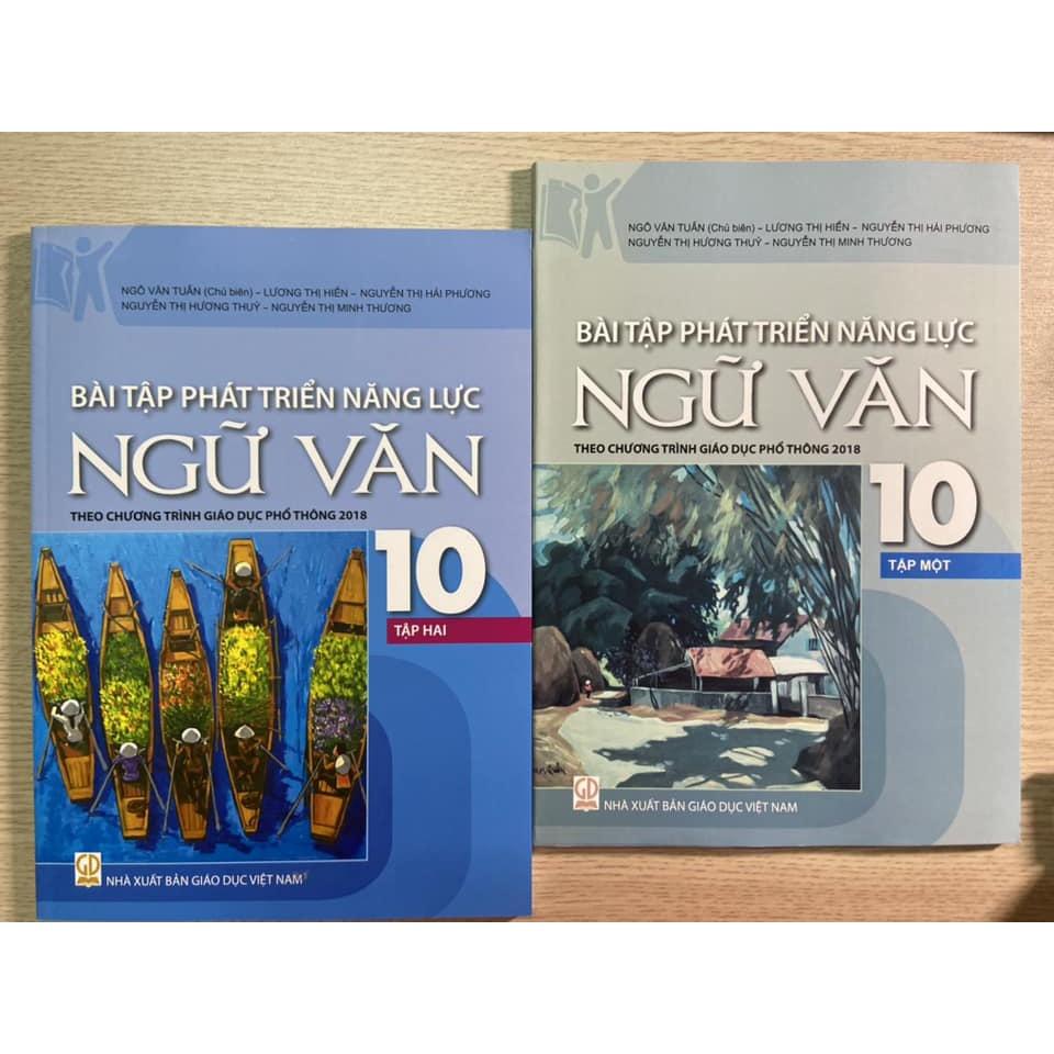 Sách - Combo Bài tập phát triển năng lực Ngữ Văn 10 - ( Tập 1 + Tập 2 )